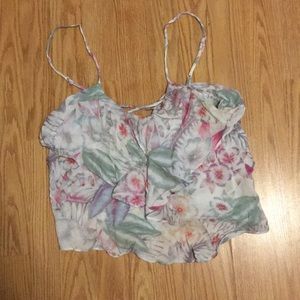 Flowy crop top-American Eagle